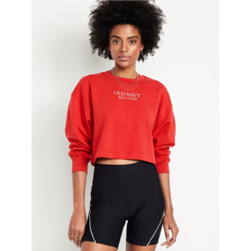 OldNavy Dynamic Fleece Oversized Crop Sweatshirt