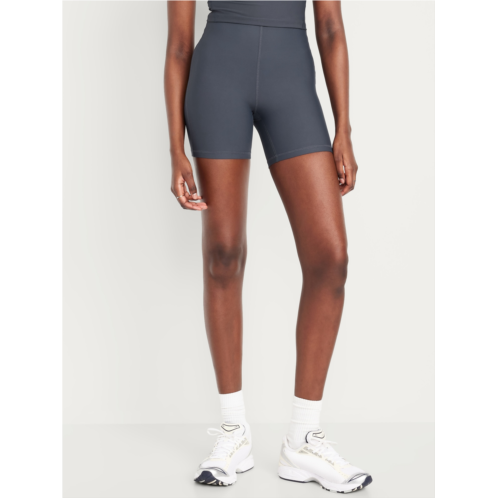 OldNavy Extra High-Waisted PowerSoft Sculpt Biker Shorts -- 6-inch inseam
