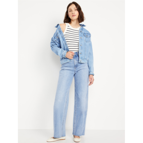 OldNavy Extra High-Waisted Wide-Leg Jeans