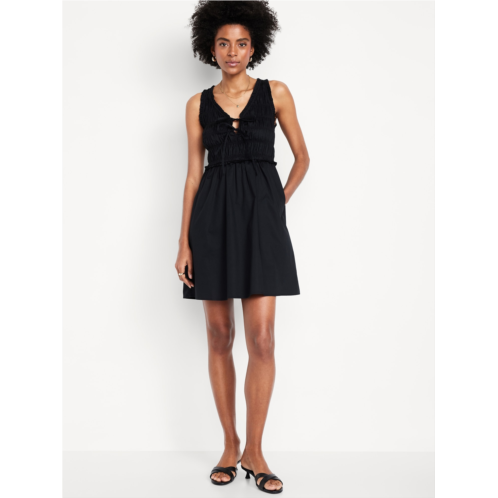 OldNavy Fit & Flare Smocked Bodice Mini Dress