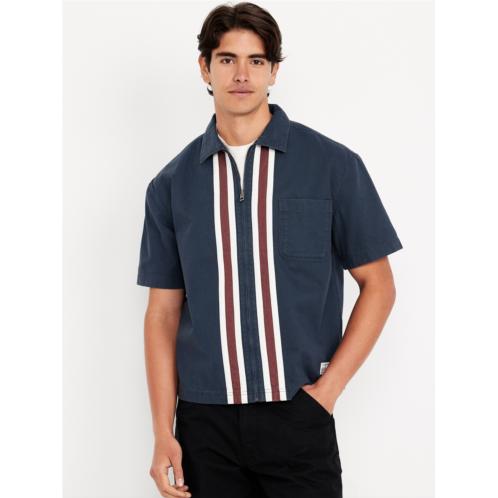 OldNavy Full-Zip Moto Shirt