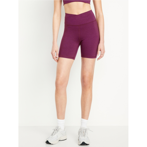 OldNavy Extra High-Waisted CloudComfy Biker Shorts -- 6-inch inseam