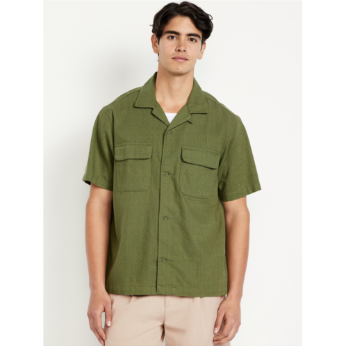 OldNavy Short-Sleeve Utility Camp Shirt