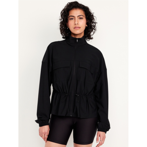 OldNavy SleekTech Oversized Cinched-Waist Jacket