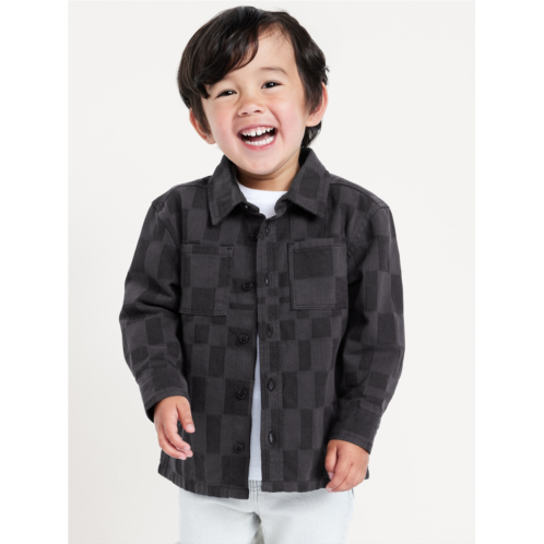 OldNavy Long-Sleeve Twill Pocket Shirt for Toddler Boys