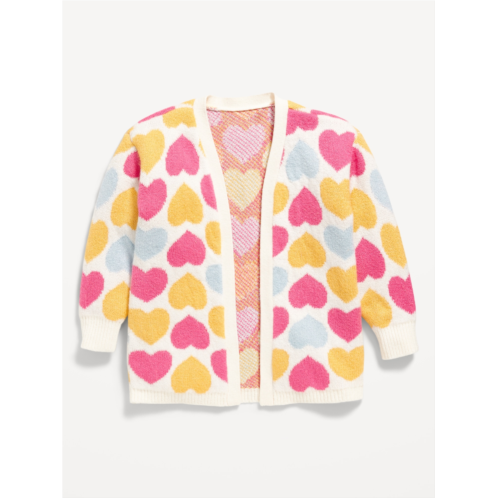 OldNavy SoSoft Printed Open-Front Tunic Sweater for Toddler Girls