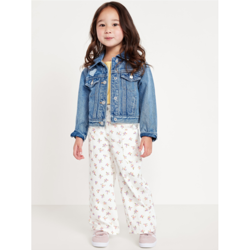 OldNavy Printed Pull-On Baggy Wide-Leg Cargo Twill for Toddler Girls