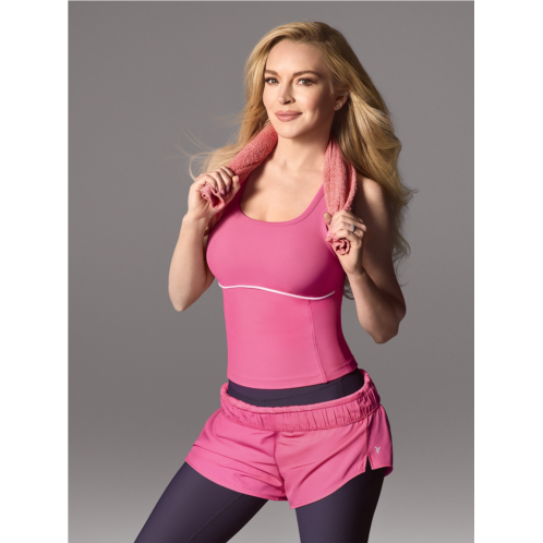 OldNavy PowerSoft Racerback Cropped Shell Tank