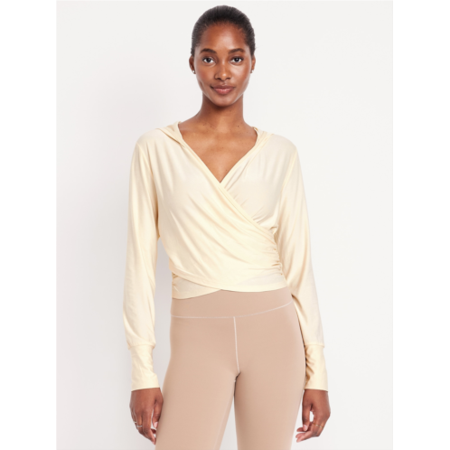 OldNavy CloudMotion Cross-Front Hoodie