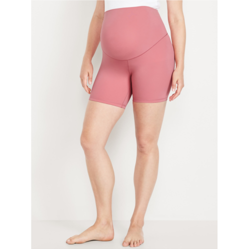 OldNavy Maternity Full Panel StudioSmooth Biker Shorts -- 6-inch inseam