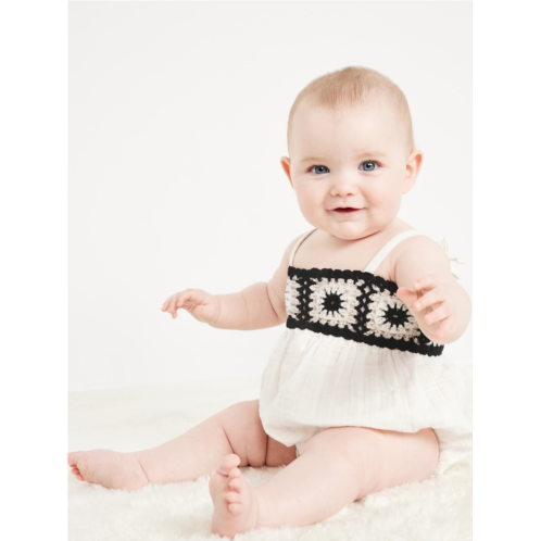 OldNavy Sleeveless Double-Weave One-Piece Romper for Baby