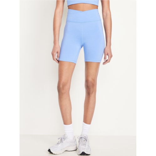 OldNavy Extra High-Waisted CloudComfy Biker Shorts -- 6-inch inseam