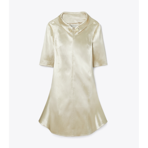 Tory Burch BONDED SATIN DRESS