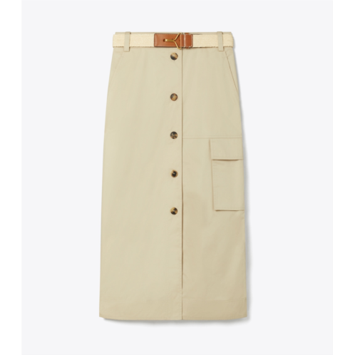 Tory Burch COTTON POPLIN SKIRT