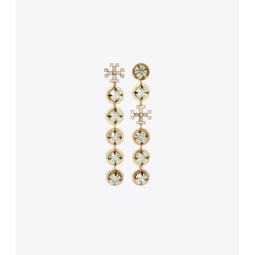 Tory Burch CRYSTAL LINEAR EARRING