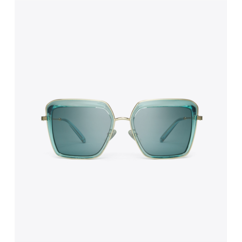 Tory Burch KIRA BOLD RIM SUNGLASSES