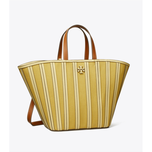 Tory Burch MCGRAW CANVAS PANEL CARRYALL