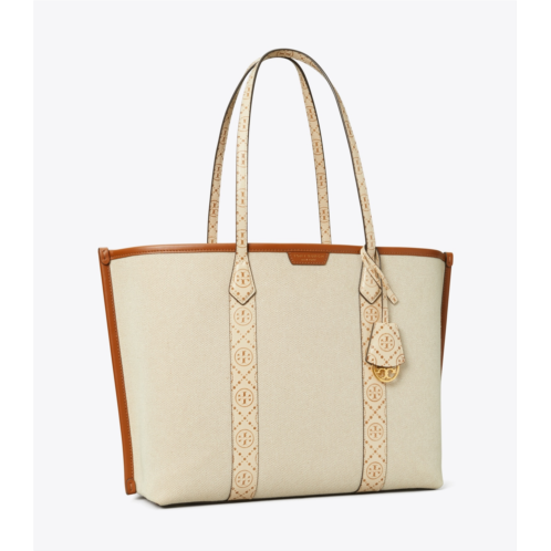 Tory Burch PERRY CANVAS TRIPLE-COMPARTMENT TOTE