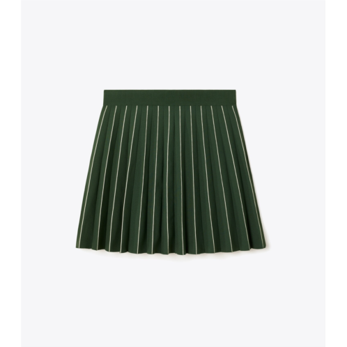 Tory Burch PLEATED TECH KNIT SKIRT