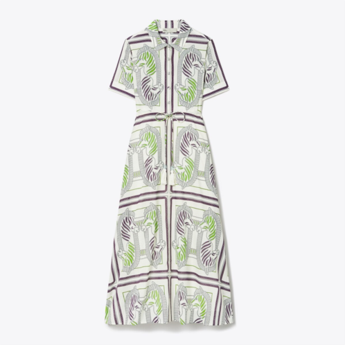 Tory Burch PRINTED COTTON SHIRTDRESS