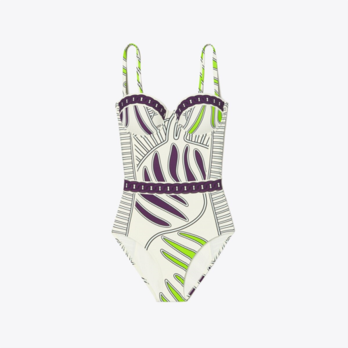 Tory Burch PRINTED UNDERWIRE SWIMSUIT