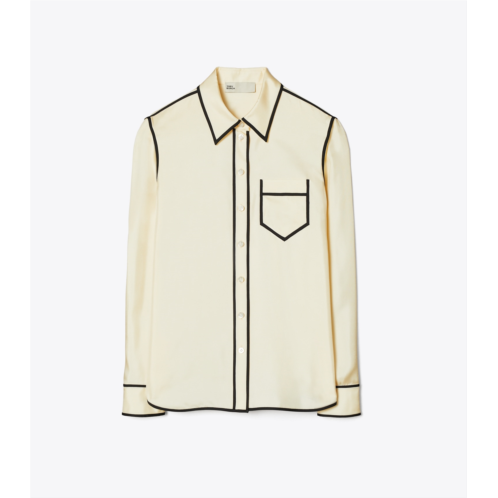 Tory Burch SILK TWILL BRIGITTE SHIRT