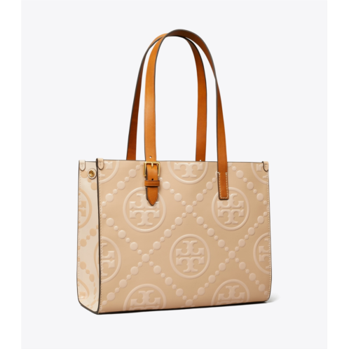Tory Burch SMALL T MONOGRAM CONTRAST EMBOSSED TOTE