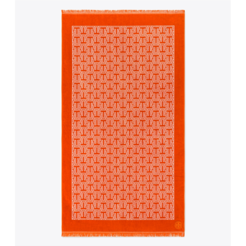 Tory Burch T-TILE BEACH TOWEL