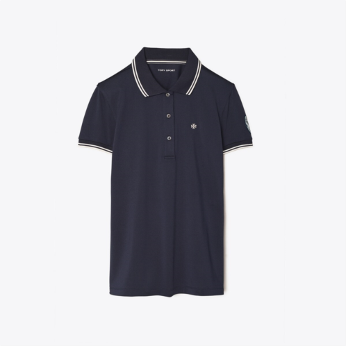 Tory Burch TECH PIQUEE POLO