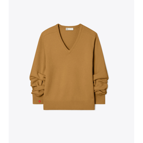 Tory Burch WOOL V-NECK SWEATER