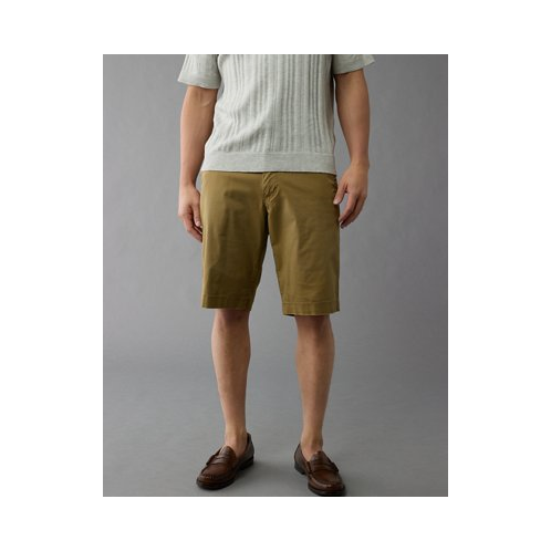 American Eagle AE Flex 12 Longer Length Lived-In Khaki Short