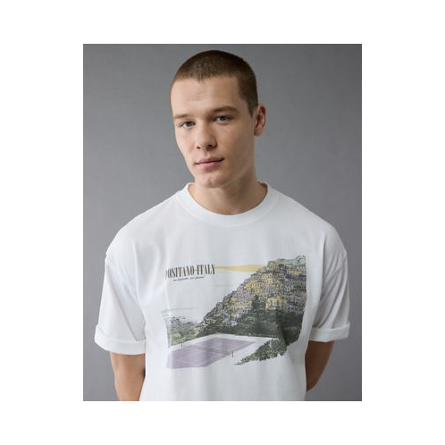 American Eagle AE Boxy Destination Graphic T-Shirt