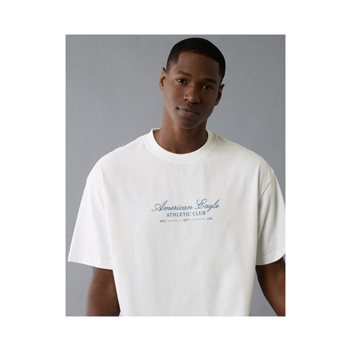 American Eagle AE Boxy Logo Graphic T-Shirt