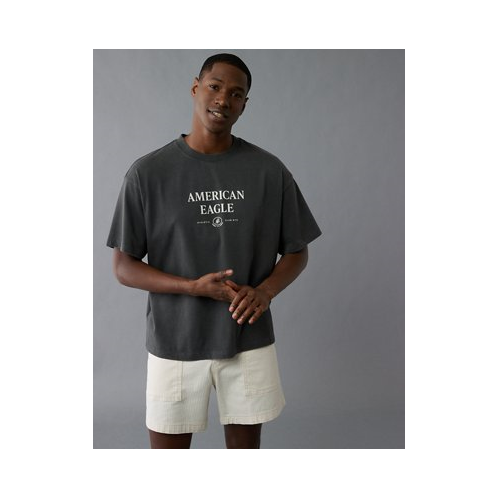 American Eagle AE Boxy Logo Graphic T-Shirt