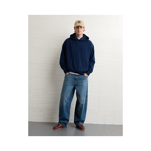American Eagle AE Heavyweight Terry Indigo Hoodie