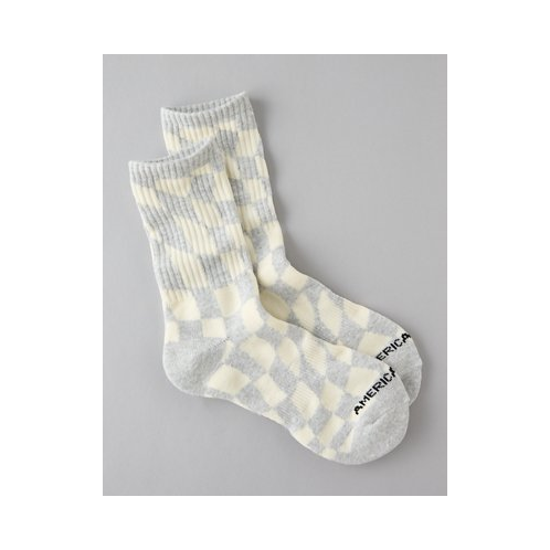 American Eagle AE Checkerboard Crew Socks