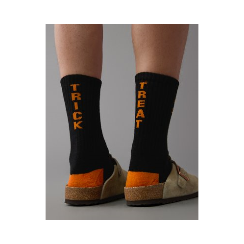 American Eagle AE Halloween Trick or Treat Crew Socks