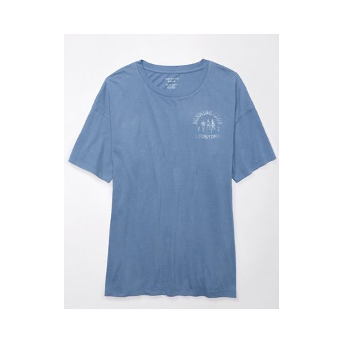American Eagle AE Oversized Run Club Graphic T-Shirt