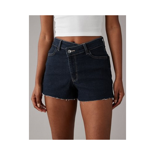 American Eagle AE Stretch Crossover Waist Denim Mom Short