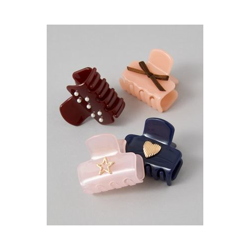 American Eagle AE Rectangular Claw Clip 4-Pack