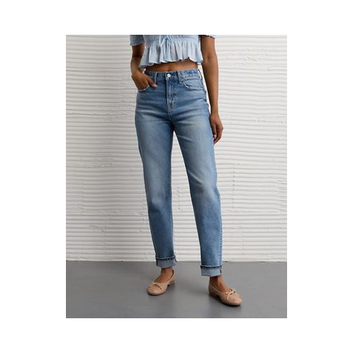 American Eagle AE Stretch Super High-Waisted Ankle Straight Jean