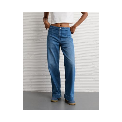 American Eagle AE Dreamy Drapey Stretch Super High-Waisted Baggy Wide-Leg Jean