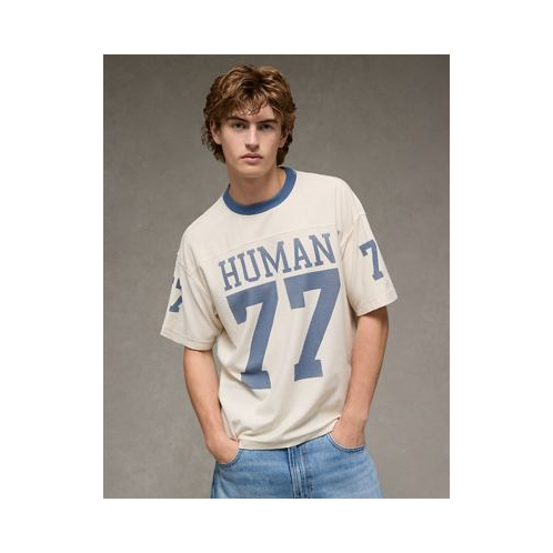 American Eagle AE Pride Boxy Graphic Football T-Shirt