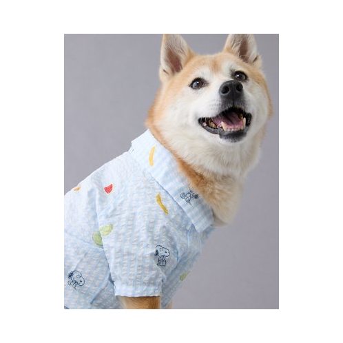 American Eagle ABO Snoopy Fruit Button-Up Dog Shirt