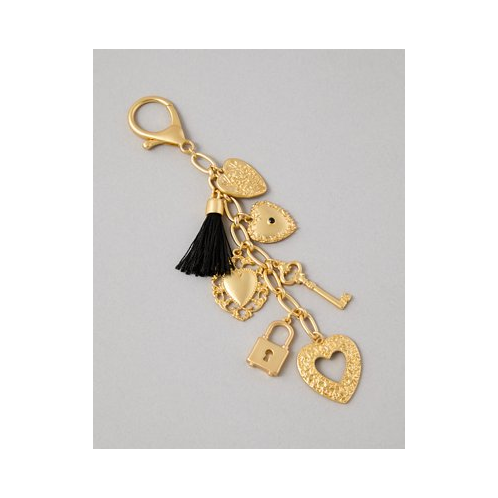 American Eagle AE Gold Toned Locket Bag Charm