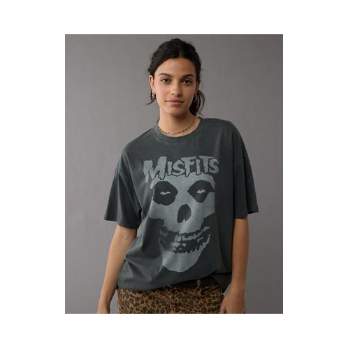 American Eagle AE Oversized Misfit Halloween Graphic T-Shirt