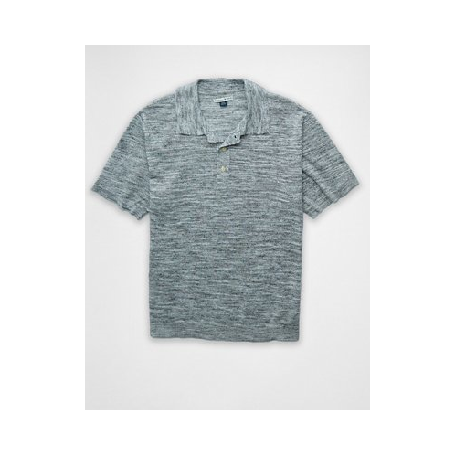 American Eagle AE Space Dye Sweater Polo Shirt