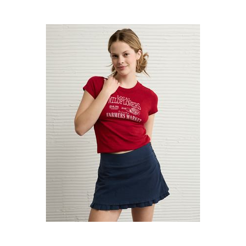 American Eagle AE Food Graphic Hey Baby Tee