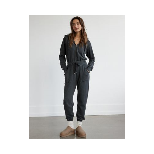 American Eagle AE Fleece Hoodie Jumpsuit