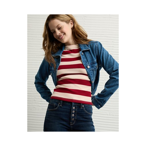 American Eagle AE Waffle Hey Baby Tee